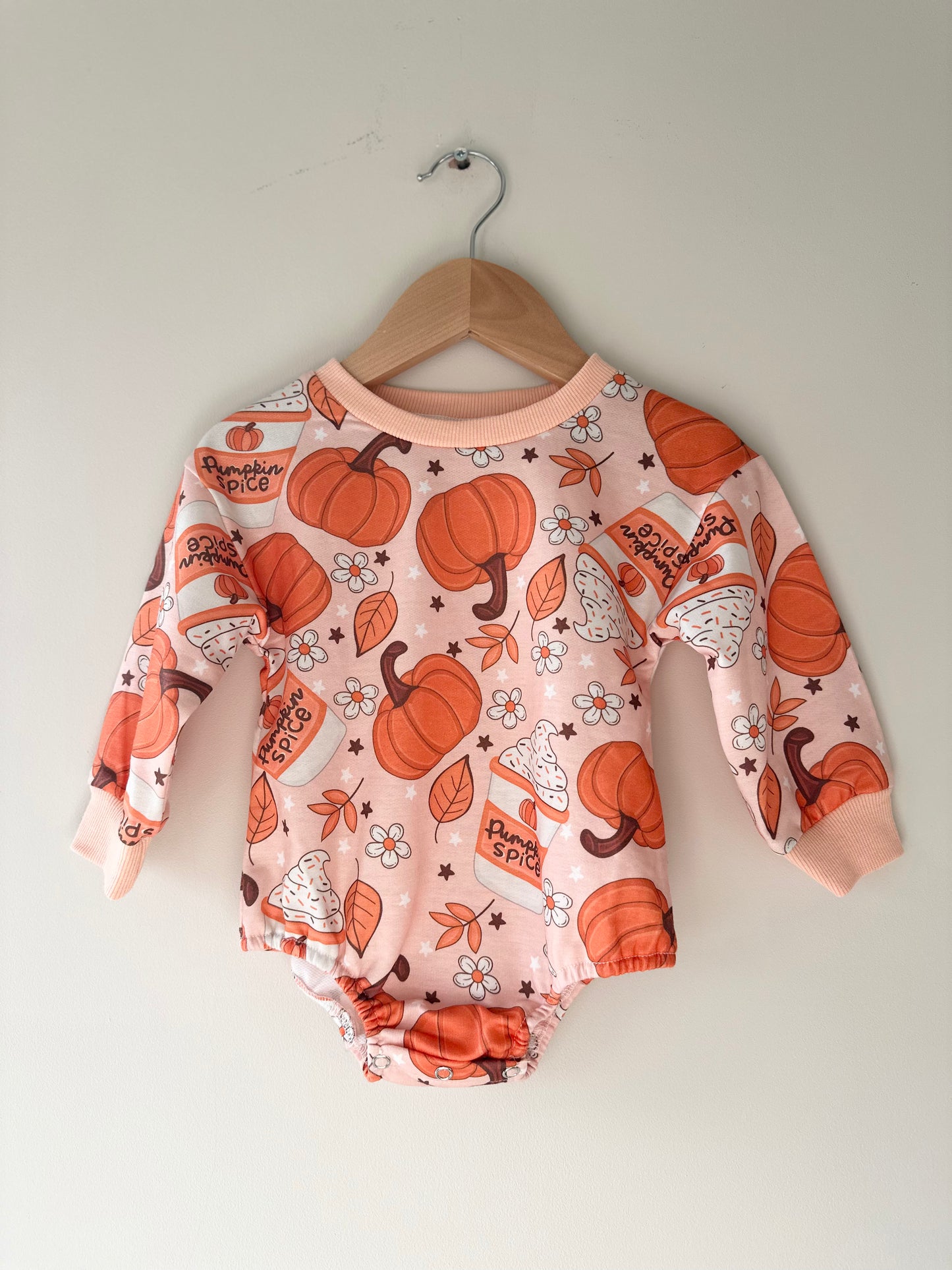 Pumpkin Spice Romper 3-6 Months