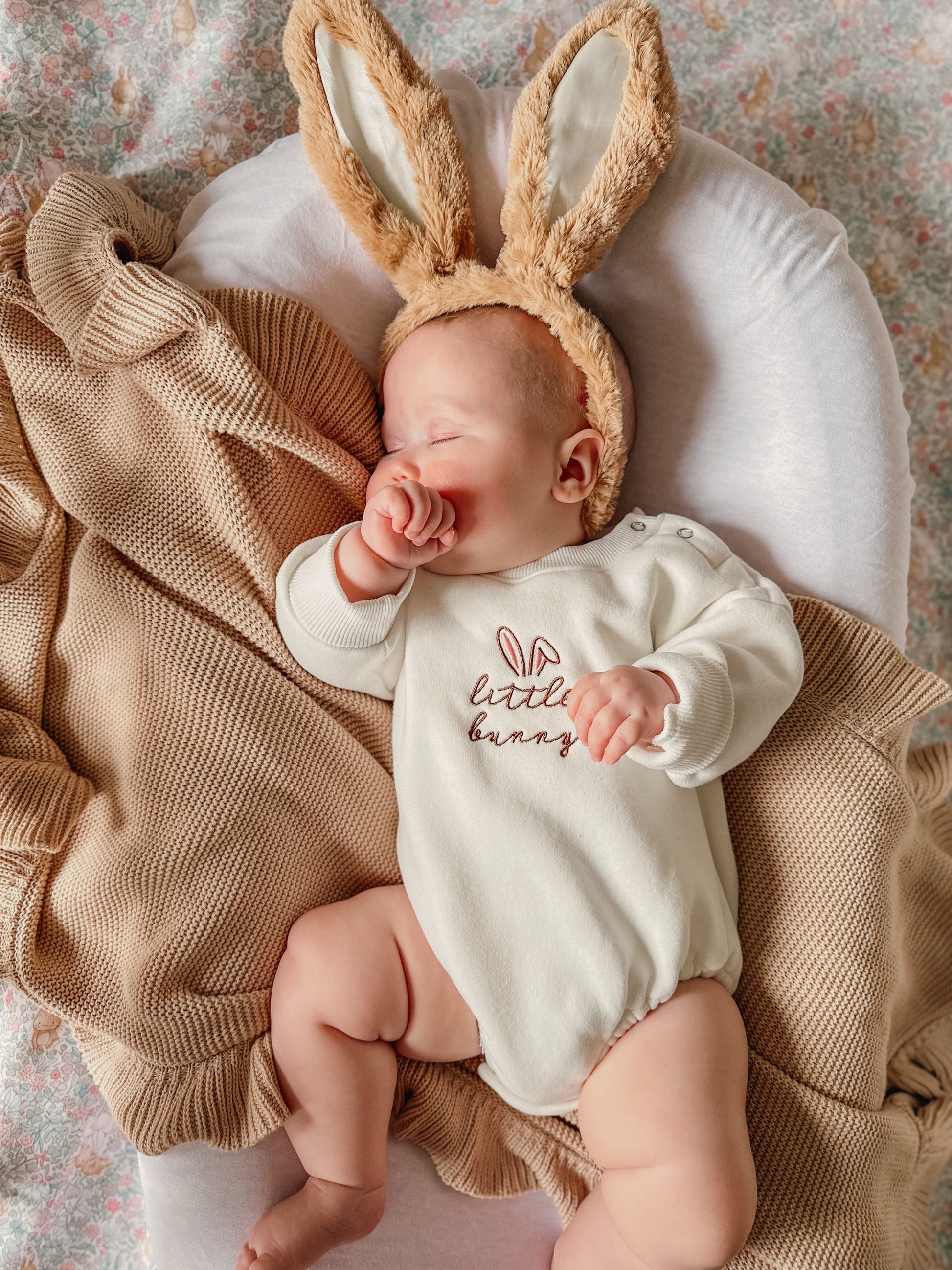 ‘Little Bunny’ Long Sleeve Sweatshirt Romper image 0