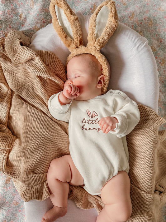 ‘Little Bunny’ Long Sleeve Sweatshirt Romper image 0