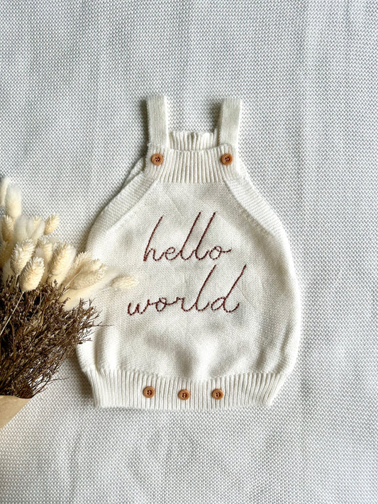 “Hello World” Romper