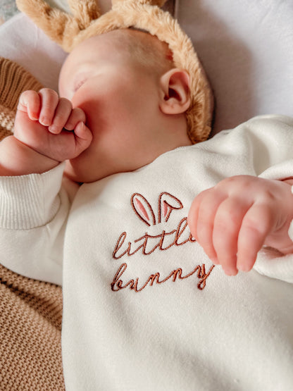 ‘Little Bunny’ Long Sleeve Sweatshirt Romper image 1