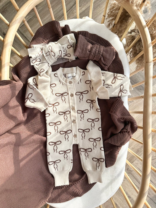 Cocoa Knit Blanket