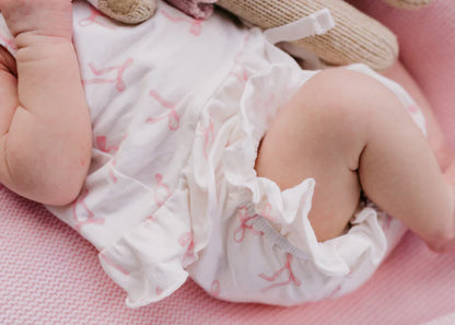 Summer Set - Pink Bows 0-3 Months