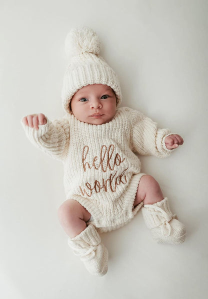 “Hello World" Chunky Knit Bundle   image 0