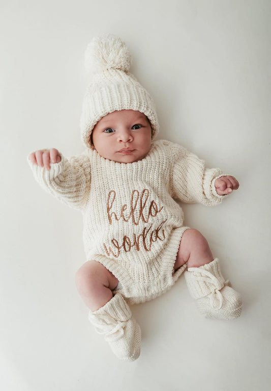 “Hello World" Chunky Knit Bundle   image 0